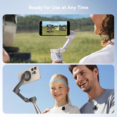 Cloudvalley Magnetic Magnetic Quick-Release Adapter لـ DJI OM 7P 7 ، متوافق مع DJI OM Mobile 6 5 4 SE GIMBALS STOPILIZER MAGILIZER Accessories ، Black in Kuwait