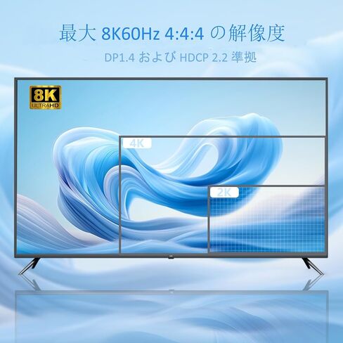 KVM Switch 2 مراقب 2 أجهزة كمبيوتر ، مفتاح عرض 8K مع USB 3.0 ، JACK ، أجهزة الكمبيوتر 2 تشارك مجموعة من لوحة المفاتيح ، الماوس ، دعم Windows/MAC/Linux (شاشة مزدوجة) in Kuwait