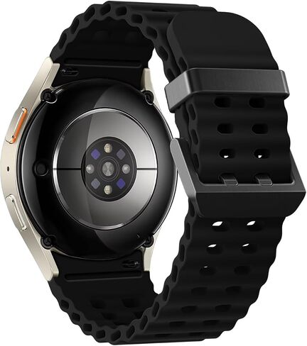 Marine Band for Galaxy Watch 7 Band 40mm 44mm Men Women,No Gap Soft Silicone Sport Band for Samsung Watch 7 6 5 4 Band 40mm 44mm/6 Classic 43mm 47mm/4 Classic 42mm 46mm Waterproof Ocean Band in Kuwait