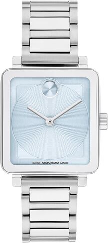 Movado Bold Evolution 2.0 Women's Luxury Tank Watch, Swiss Quartz Movement - Stainless Steel - Water-Resistant to 3ATM - Classic 28mm x 26mm Timepiece Gift for Her in Kuwait