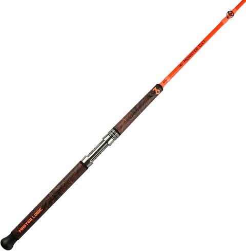 Catfish Fishing Rod, 1 Piece 7’Glow with Black Light Monster Catfishing Casting Rods Medium in Saudi Arabia
