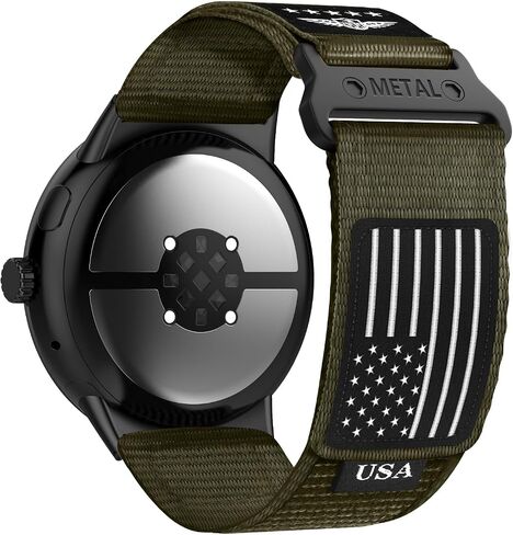 BXUXOHS Rugged Nylon Bands Compatible with Google Pixel Watch 3 Band 45mm 41mm for Men Women,Fabric Stars-Stripes Flag Wristband Sport Strap for Google Pixel Watch 3 2 1 Band in Kuwait