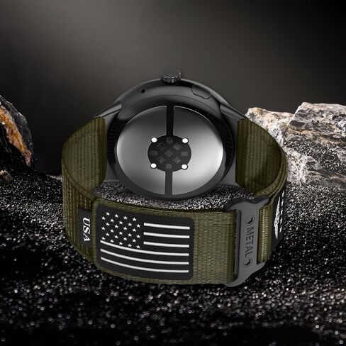 BXUXOHS Rugged Nylon Bands Compatible with Google Pixel Watch 3 Band 45mm 41mm for Men Women,Fabric Stars-Stripes Flag Wristband Sport Strap for Google Pixel Watch 3 2 1 Band in Kuwait
