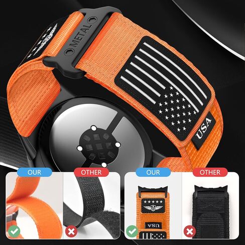 BXUXOHS Rugged Nylon Bands Compatible with Google Pixel Watch 3 Band 45mm 41mm for Men Women,Fabric Stars-Stripes Flag Wristband Sport Strap for Google Pixel Watch 3 2 1 Band in Kuwait