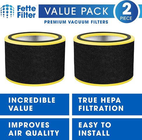 Fette Filter - True HEPA Air Purifier Replacement Filters Compatible with GermGuardian FLT4700 Air Purifier - (Filter M) Pack of 2 in Saudi Arabia