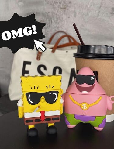 Cute Case for AirPods Pro Cartoon Adorable Anime Cool Kawaii Food Design Cover Silicone Shell Anti-Fall Cases for AirPods Pro2 Cute Cartoon1 in Saudi Arabia