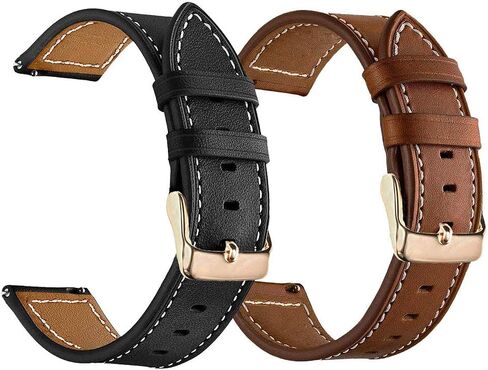 Yeejok Galaxy Watch 7 فرق جلدية ، متوافقة مع Samsung Galaxy Watch Fe Band ، Galaxy Watch 7/6/5/4/3 in Kuwait