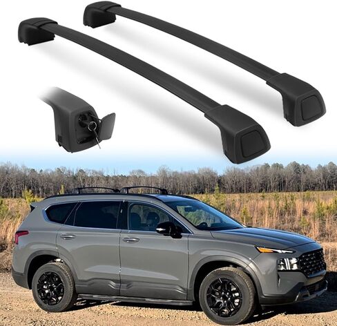 HEKA Cross Bar for 2022 2023 2024 2025 Hyundai Tucson SE SEL N Line Limited NX4 XRT Blue Hybrid Crossbar Roof Rail Rack Accessories (Work with Factory Side Rails) in Kuwait