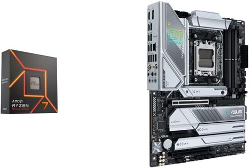 AMD Ryzen ™ 7 7700x 8-Core ، 16-thread معالج سطح المكتب Asus Rog Strix B650-A Gaming WiFi 6e AM5 (LGA1718) Ryzen 7000 Gaming Motherboard (12+2 مرحلة طاقة ، DDR5،3xm. in Kuwait