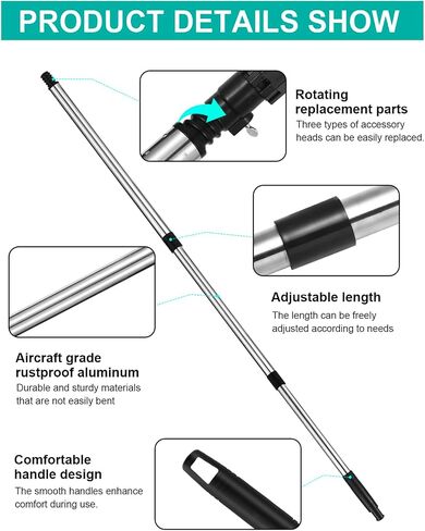 Light Bulb Changer for High Ceilings, 12FT Light Bulb Changer,Effortless High Reach Light Bulb Changer, Lightweight High Ceiling Light Bulb Changer with Pole in Saudi Arabia