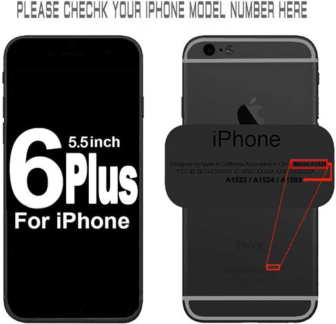 OEM Charging Port Dock Connector Flex Cable w/Microphone + Headphone Audio Jack Port Ribbon Replacement Part Compatible for iPhone 6 Plus All Carriers (Light Gray) in Saudi Arabia