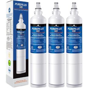 PUREPLUS PRO 5231JA2006A NSF 53&42 Certified Refrigerator Water Filter Replacement for LG LT600P kenmore 469990, 9990, R-9990, FML-2, RWF1000A, LSC27931ST, LFX25960ST, 3Pack