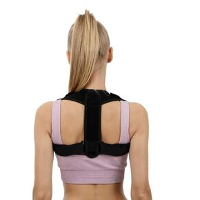 Posture Corrector for Women and Men, Adjustable Upper Back Brace, Breathable Back Support Straightener,Correct Hunchback & Bad Postures, Cultivate Elegance Temperament.