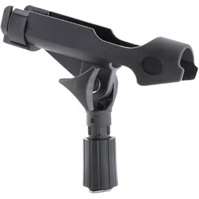 Adjustable Fishing Rod Holder, T Slot Bolts Track Mount, Pole inserter for Boat Yacht Kayak Fishing, Black Plastic