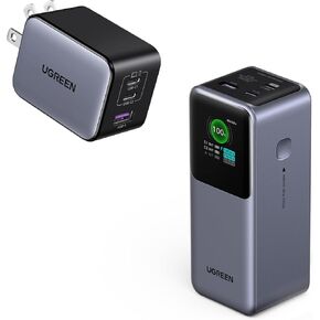 UGREEN Nexode Power Bank 20000mAh 130W Bundle with 65W USB C Charger Nexode X Series