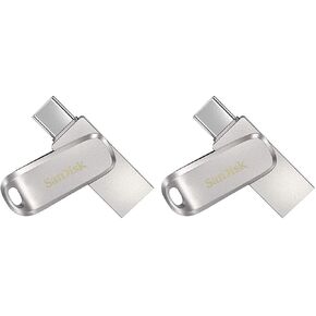 SanDisk 32GB 2-Pack Ultra Dual Drive Luxe USB Type-C (2x32GB)- SDDDC4-032G-G46