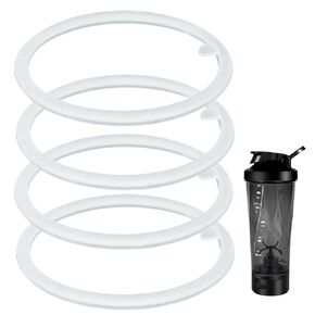 Shaker Bottle Gasket Replacement for VOLTRX Shaker Bottle Seal Replacement Accessories, Mixer Cup Silicone Seal Ring Compatible with VOLTRX Shaker Cups Spout Lid