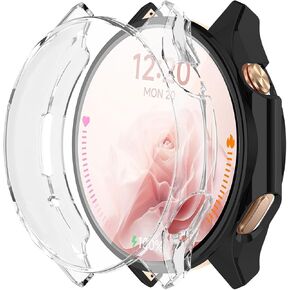 [2-Pack] Screen Protector Compatible with aeac/Fitpolo (AR-01 / GTX18) Case, Soft TPU Plated Case All-Around Protective Screen Full Cover Bumper Compatible for AR-01 / GTX18 Smart Watch