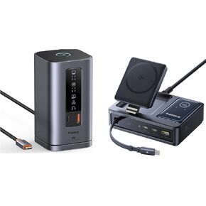 Baseus Docking Station 11 in 1 and Baseus Nomos 5-in-1 Charging Station