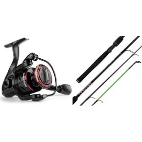 KastKing Brutus Spinning Reel,Size 2000 Fishing Reel,KastKing Brutus Fishing Rods, Spinning Rod 5ft 6in-Medium - M Fast-2pcs