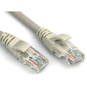 Vcom 1-Feet Cat5E Molded Patch Cable, Gray (NP511-1-GRAY)
