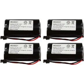Fenzer 4-Pack Ni-CD Battery 3.6V for Panasonic HHR-P506 (700mAh)