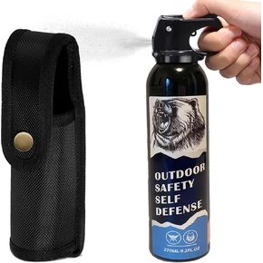 Pepper Spray Easy Carry and Fast Access, Secure and Easy to Use Safety with Holster Pepper Spray for Both Women and Men Quick Release