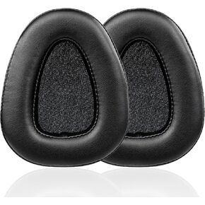 منصات الأذن البديلة المتوافقة مع سماعات Skullcandy Aviator (Aviator 2.0) ، وسادات الأذن البديلة Akkiv مصنوعة من جلد البروتين ورغوة الذاكرة (أسود)