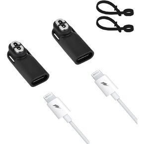 8 Pin to Magnetic Charging Adapter Cable for Shokz Headphones, 2 Pack