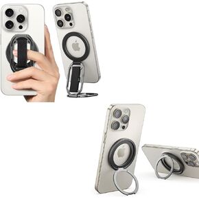 Bundle SUPERONE for MagSafe Phone Grip Kickstand & Double Magnetic Ring Holder Grip