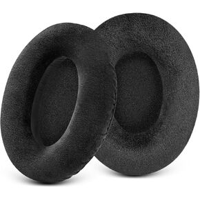 GEVO Earpads for Sennheiser HD650/HD600/HD660S/HD545/HD525/HD535 Headphones, Ear Pads Cushions Replacement for Massdrop X HD6XX/HD58X and HD580/HD565 Jubilee Headset (Velour Black)