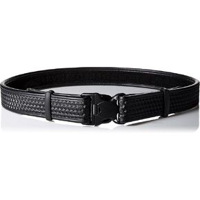 BLACKHAWK Black Reinforced 2-Inch Basketweave Web Duty Belt with Loop Inner