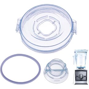 Lid for Vitamix Accessories 64oz Low Profile Container Fit for Replacement Clear Lid Compatible with Vitamix A3500 A3300 A2500 Venturist Pro VM0185B 64oz
