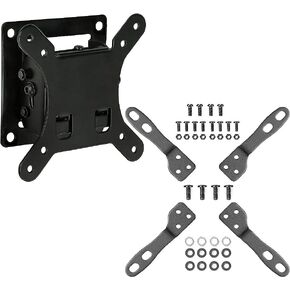 Mount-It! Small TV Monitor Wall Mount | RV TV Mount | Quick Release | Fits 13-32 Inch Screens Bundled with VESA Mount Adapter Kit