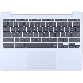 ApplianPar Palmrest with Keyboard and Touchpad for Lenovo Chromebook C330 Laptop 5CB0S72816