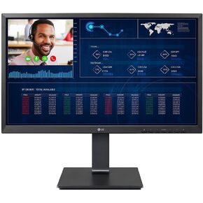 LG 24CQ650N-6N 24 "23.8 بوصة FHD All-in-One عميل رفيع مع كاميرا ويب منبثق غير OS