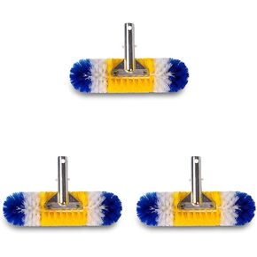 Blue Torrent Brush (12 Inches, Yellow/White/Blue)