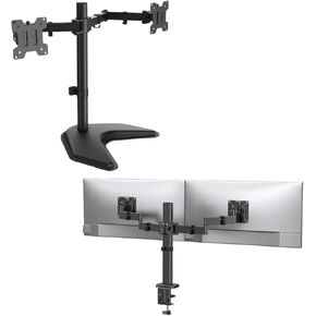 ErGear Dual Monitor Stand, Heavy-Duty Monitor Mounts for 2 Monitors Up to 32"