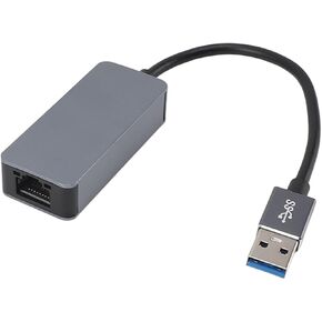 USB 3.0 to 2.5G Ethernet Adapter, Faster Internet Experience, Plug and Play. USB AM to 2.5Gbps, No Driver Required, Wired LAN Network Connection for for OS X