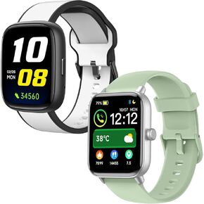 Smart Watch for Men Women,Alexa Built-in Smartwatch(Answer/Make Calls),1.8" HD Fitness Tracker,IP68 Waterproof 100+ Sport Mode Activity Tracker,Heart Rate SpO2 Sleep Monitor,iOS Android Compatible