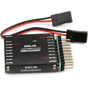 SBUS to PWM/PPM Decoders 16 Channel Converter Receiver Signal Decoders Transmitters for Futaba Orange Frsky SBUS