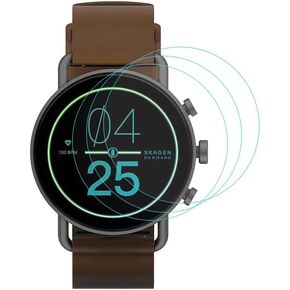3-Pack compatible with skagen Falster GEN 6 Screen Protector Tempered Glass compatible with skagen Falster GEN 6 Smartwatch [2.5D 9H Hardness][Anti-Scratch]
