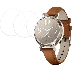 for Garmin Lily 2 Active Small and Stylish Smartwatch Tempered Glass Film, for Lily 2 Active Sport Smartwatch Screen Protector Anti-Scratch Sensitive Dropproof Transparent[3 Pack]