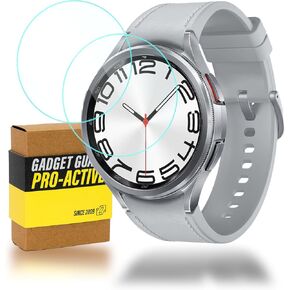 Gadget Guard for Samsung Galaxy Watch 7/6/5/4 44 مم واقي الشاشة [Pro -Active Shatterproof] Galaxy Watch 7/6/5/4 حماية زجاجية كاملة - 2 حزمة