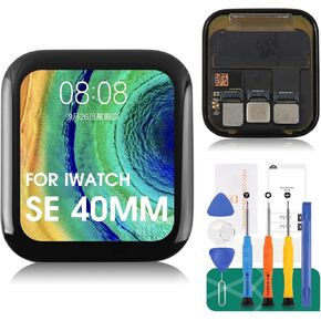 for iWatch SE Screen Replacement for iWatch Series 5 LCD Digitizer Repair Kits for iWatch S5/SE Touch Screen Display Assembly Replacement 40mm