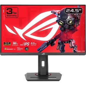 ASUS ROG Strix 25" (24.5-inch viewable) 1080P HDR Esports Gaming Monitor (XG259QNG) ― Full HD, 380 Hz, Fast IPS, 0.3ms, Extreme Low Motion Blur, AI Technology, DisplayWidget, 3 yr Warranty