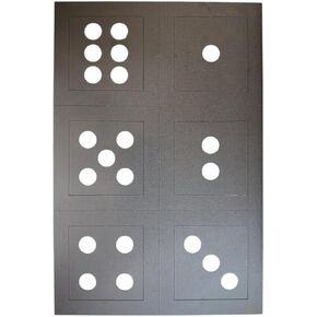 12-Piece Large 6" Welding Practice Dice Coupons, 18 Gauge, For Beginners and Practice training kit.
