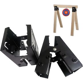 2x4 Target Stand Brackets Targets Holder Spare Parts 2 Pack Metal Brackets for Creating Sturdy and Reliable Shooting Targets