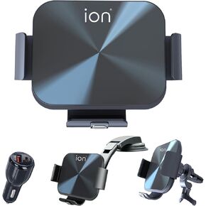 2-in-1 Phone Holders for Your Car, 15W Wireless Charger Car Mount for Samsung Galaxy Z Fold 6 5 4 3 2, Cell Phone Holder for Air Vent Dashboard, Dual Coil Qi Fast Charge, Auto Clamping