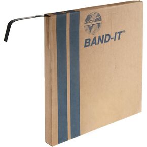 حزام BAND-IT المطلي، AE4369، 316 من الفولاذ المقاوم للصدأ، بعرض 3/4 بوصة × 0.045 بوصة سمك مع طلاء PPA571، (لفة 82.5 قدم) in Kuwait